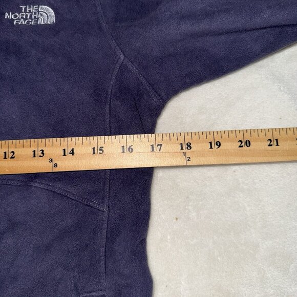 Women’s The North Face Morning Glory Full Zip Purple Fleece Jacket Size Small - Picture 4 of 8